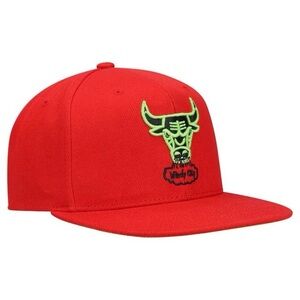 NWT - Mitchell & Ness Chicago Bulls Hardwood Classics Reverse Grinch SnapBack